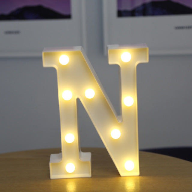 Marketsuit™ Alphabet Letter LED Lights