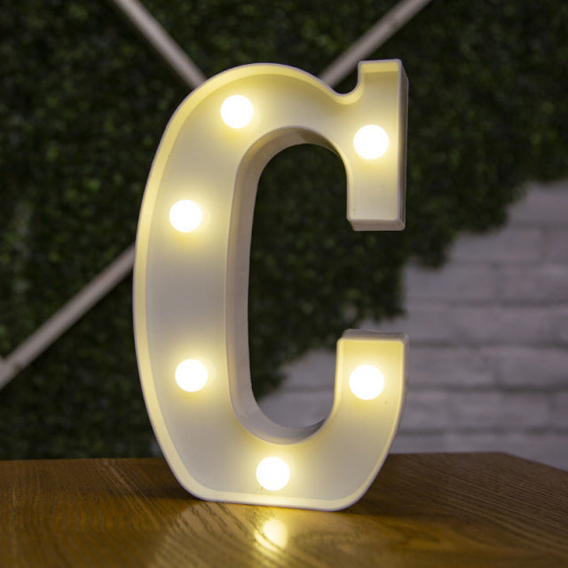 Marketsuit™ Alphabet Letter LED Lights