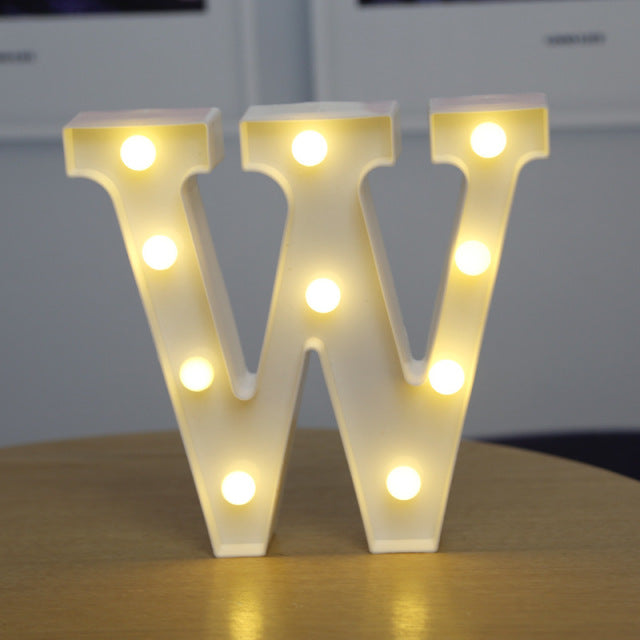 Marketsuit™ Alphabet Letter LED Lights