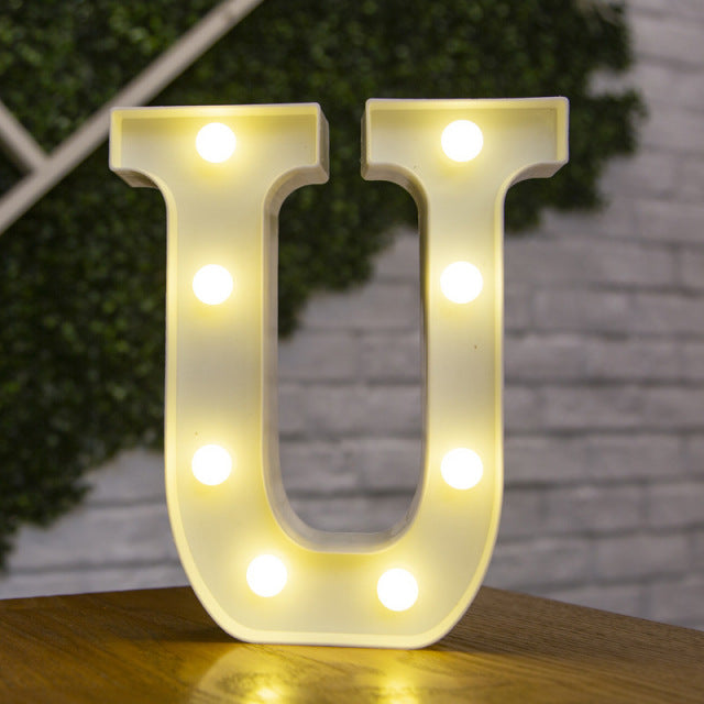 Marketsuit™ Alphabet Letter LED Lights