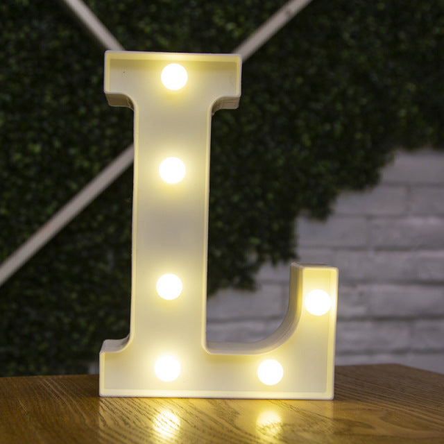 Marketsuit™ Alphabet Letter LED Lights