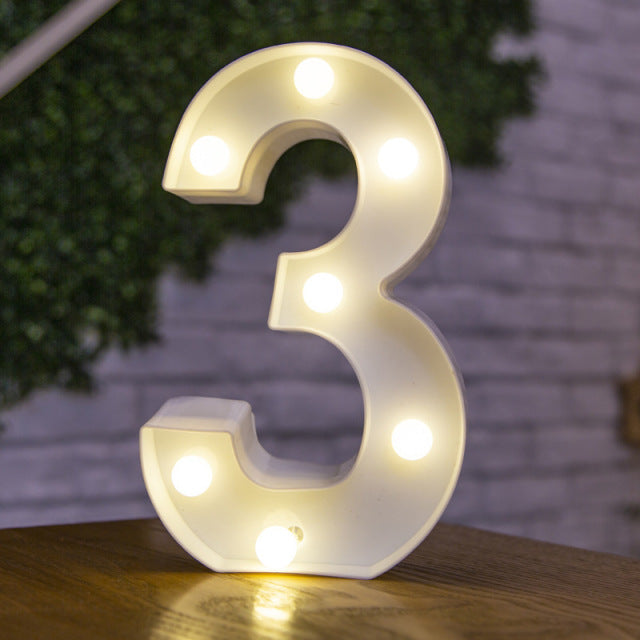 Marketsuit™ Alphabet Letter LED Lights