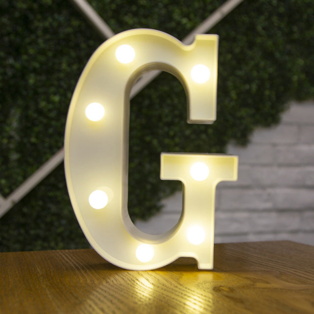 Marketsuit™ Alphabet Letter LED Lights