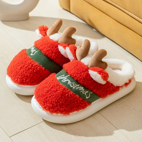 Marketsuit™ Thick Sole Christmas Deer Slippers