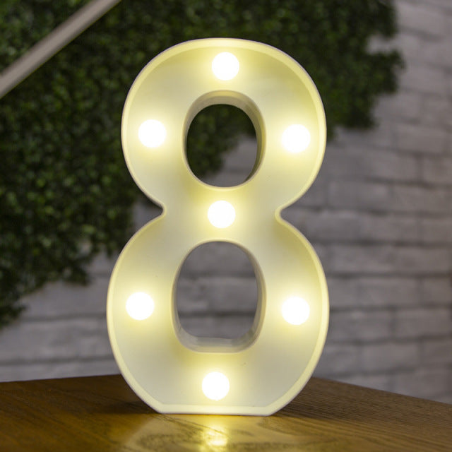 Marketsuit™ Alphabet Letter LED Lights