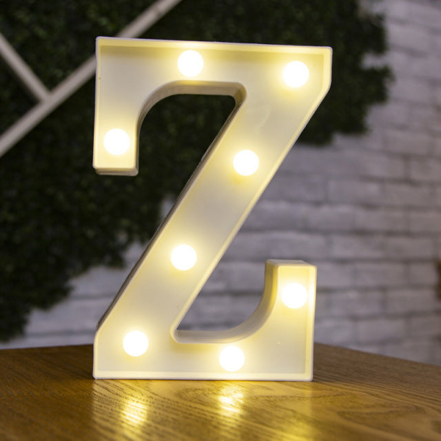 Marketsuit™ Alphabet Letter LED Lights