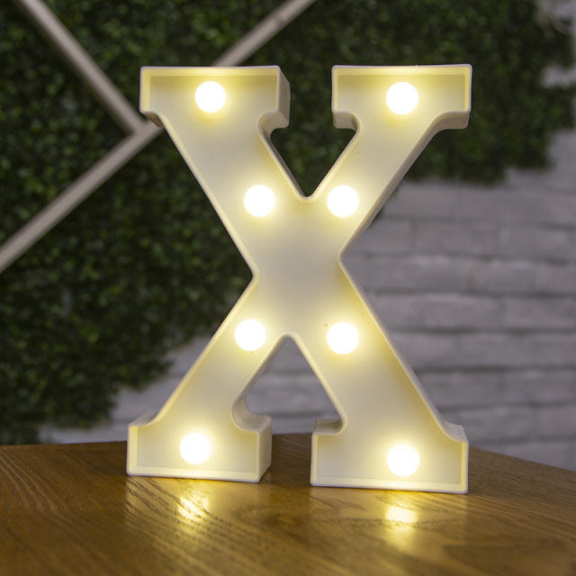 Marketsuit™ Alphabet Letter LED Lights