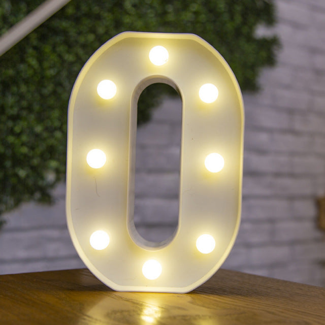 Marketsuit™ Alphabet Letter LED Lights