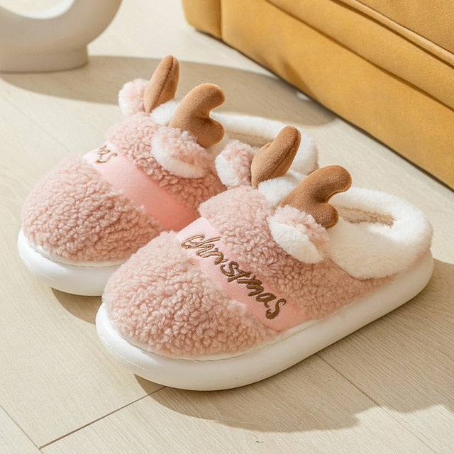 Marketsuit™ Thick Sole Christmas Deer Slippers