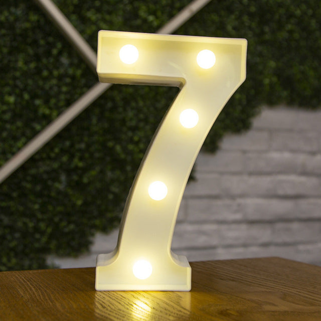 Marketsuit™ Alphabet Letter LED Lights