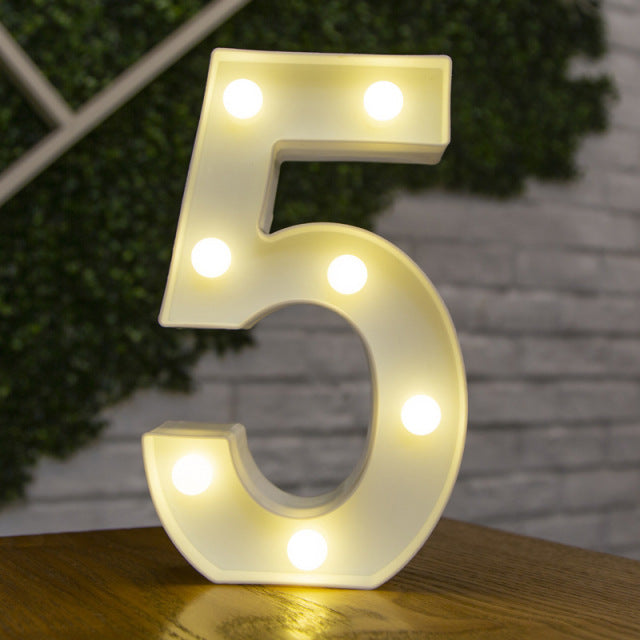 Marketsuit™ Alphabet Letter LED Lights