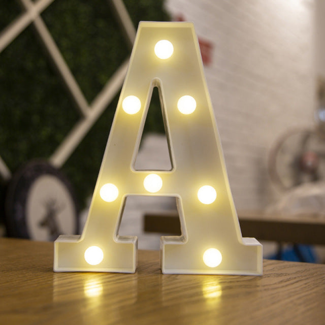 Marketsuit™ Alphabet Letter LED Lights