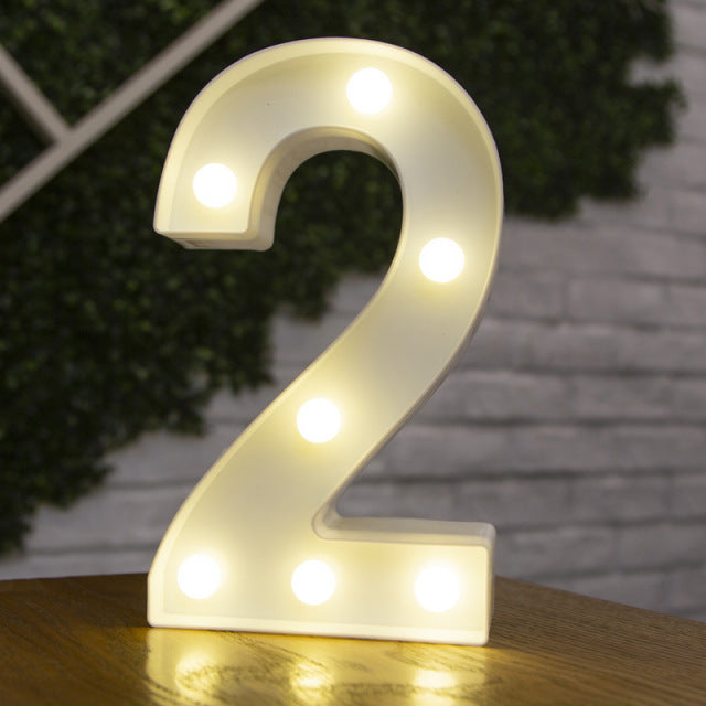 Marketsuit™ Alphabet Letter LED Lights