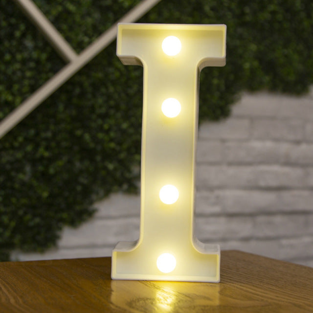 Marketsuit™ Alphabet Letter LED Lights