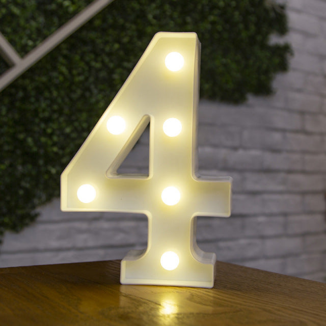 Marketsuit™ Alphabet Letter LED Lights