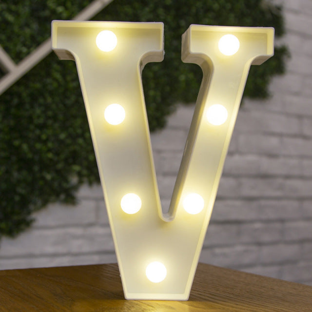 Marketsuit™ Alphabet Letter LED Lights