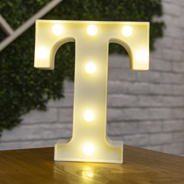 Marketsuit™ Alphabet Letter LED Lights