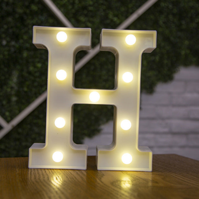 Marketsuit™ Alphabet Letter LED Lights