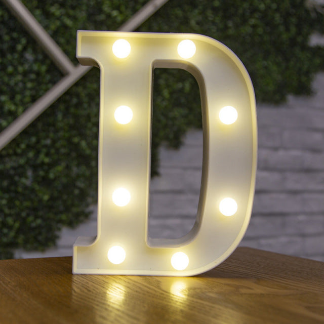 Marketsuit™ Alphabet Letter LED Lights