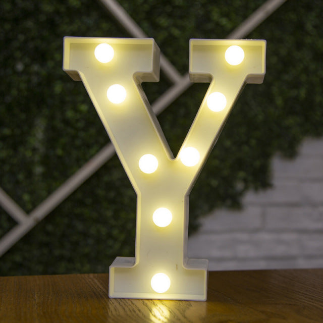 Marketsuit™ Alphabet Letter LED Lights