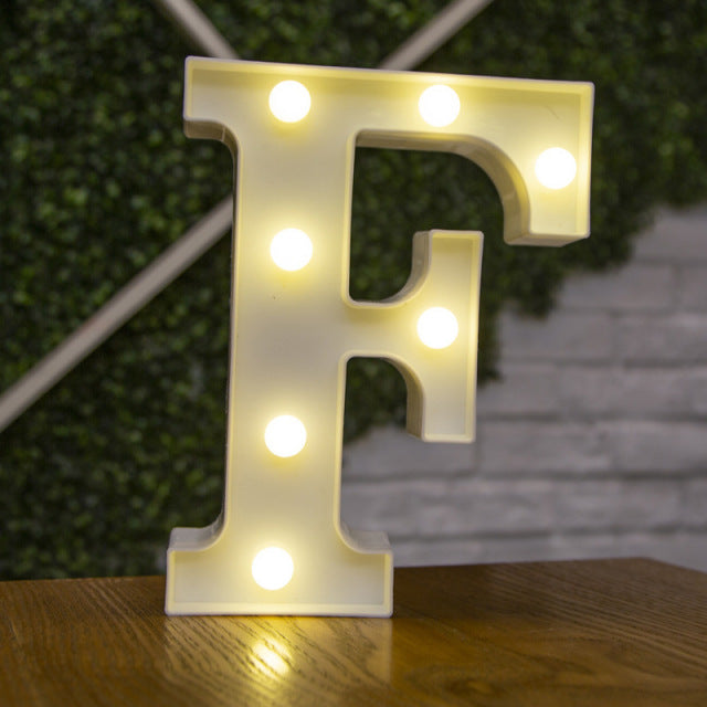 Marketsuit™ Alphabet Letter LED Lights