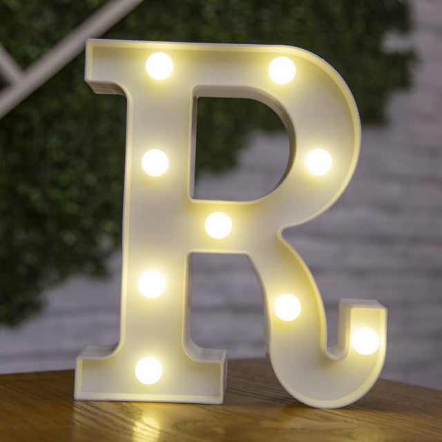 Marketsuit™ Alphabet Letter LED Lights