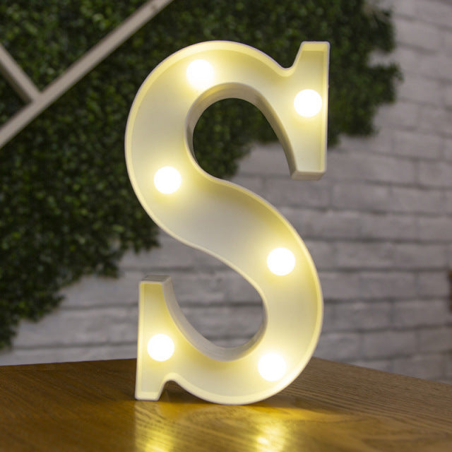 Marketsuit™ Alphabet Letter LED Lights