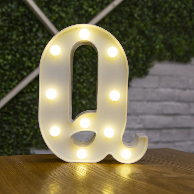 Marketsuit™ Alphabet Letter LED Lights