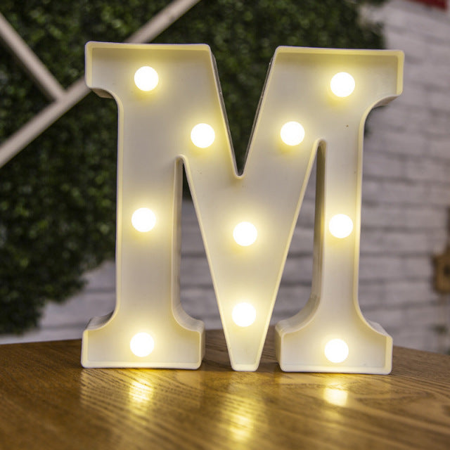 Marketsuit™ Alphabet Letter LED Lights