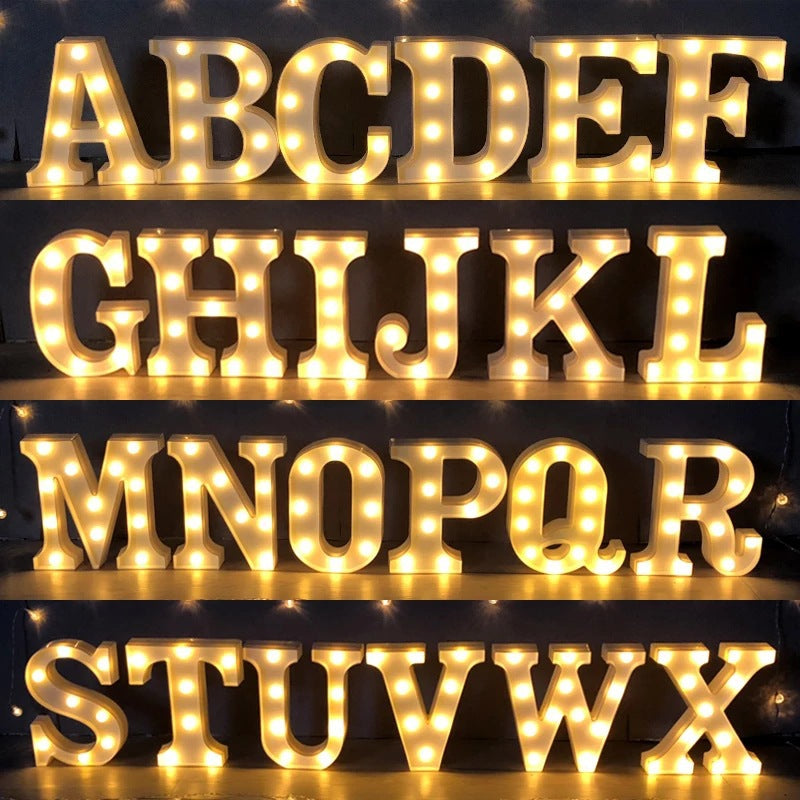 Marketsuit™ Alphabet Letter LED Lights