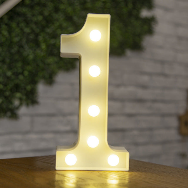 Marketsuit™ Alphabet Letter LED Lights