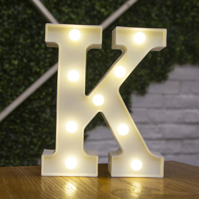 Marketsuit™ Alphabet Letter LED Lights