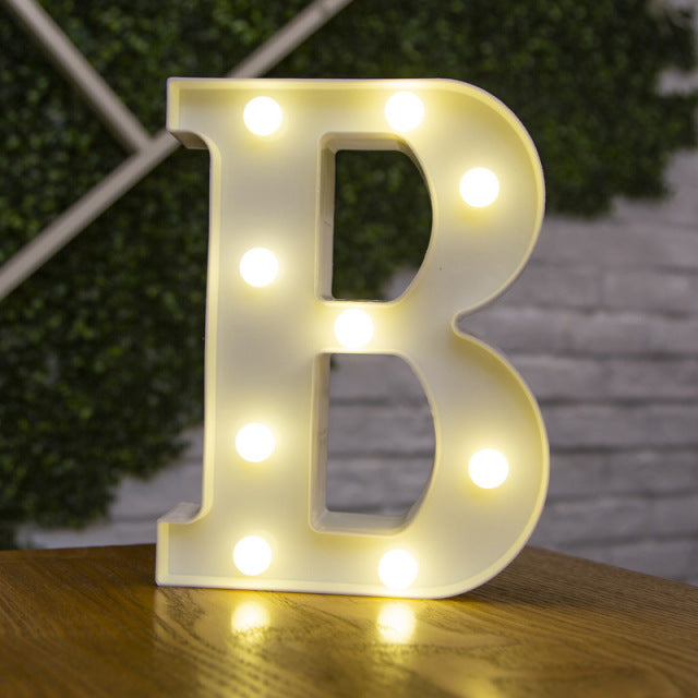 Marketsuit™ Alphabet Letter LED Lights