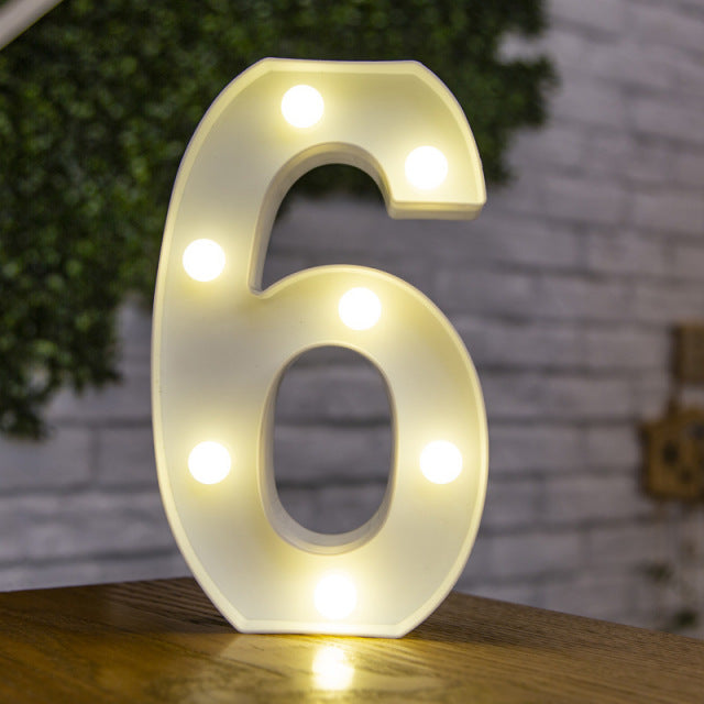 Marketsuit™ Alphabet Letter LED Lights