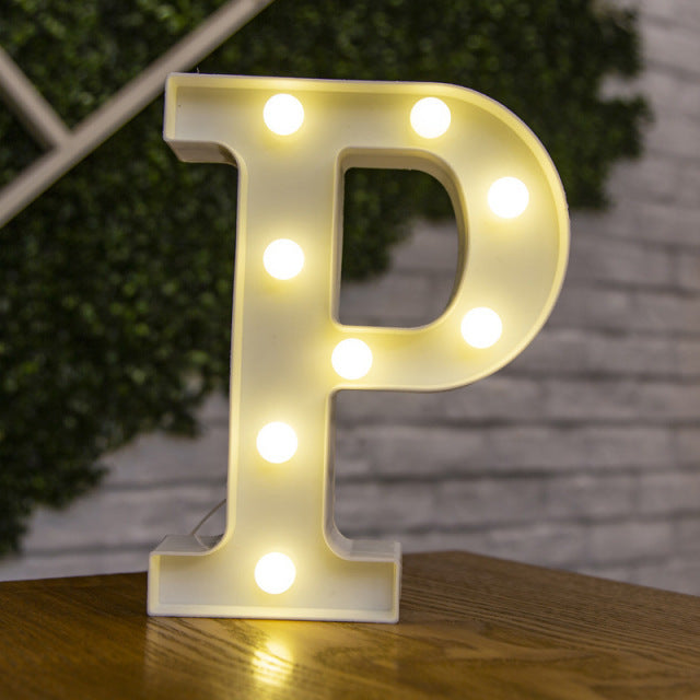 Marketsuit™ Alphabet Letter LED Lights